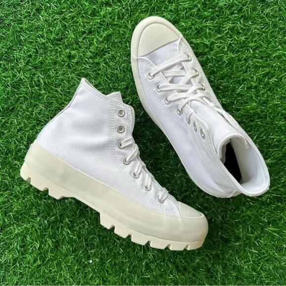 ✨New Converse Chuck Taylor All Star Lugged Hi White - Picture 5 of 9